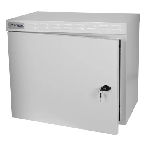 Cabinet rack exterior 9U 19'' 600x450, capacitate incarcare 300 kg, IP55, IK10 - ASYTECH Networking ASY-9U-6045EXIP55