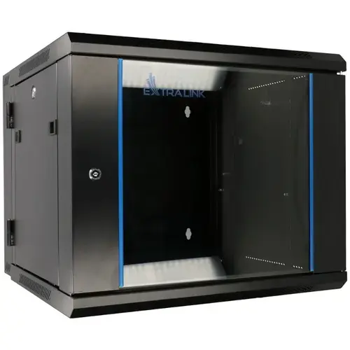 Cabinet Rack Extralink EX.12929, 6U 600x600 (Negru)