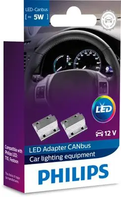 Cablaj PHILIPS CANbus Adapter 5W 12956X2