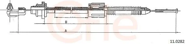 Cablu acceleratie COFLE 11.0282