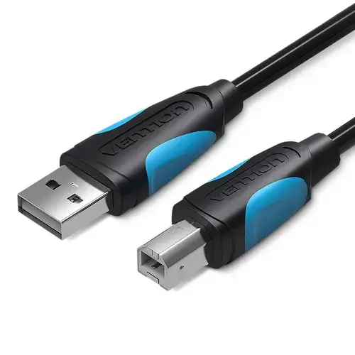 Cablu adaptor Vention VAS-A16-B800, USB B (T) la USB A (T), 8m, 480 Mbps, PVC, Negru