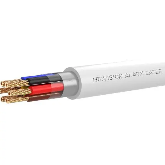 Cablu alarma ecranat 6 fire Hikvision DS-1AC6APL1, 6x 0.22 mm, 25 AWG, 305 m