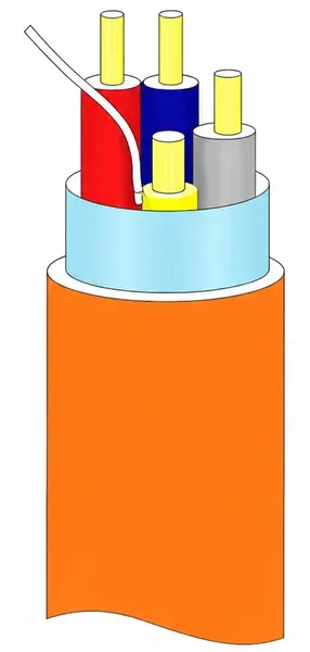 Cablu alarma incendiu ecranat JE-H(St)HFE180E902x2x1.50-300m, FE180 PH120 E90, LSZH, 300/500V, 2x2x1.5mm2, 300m