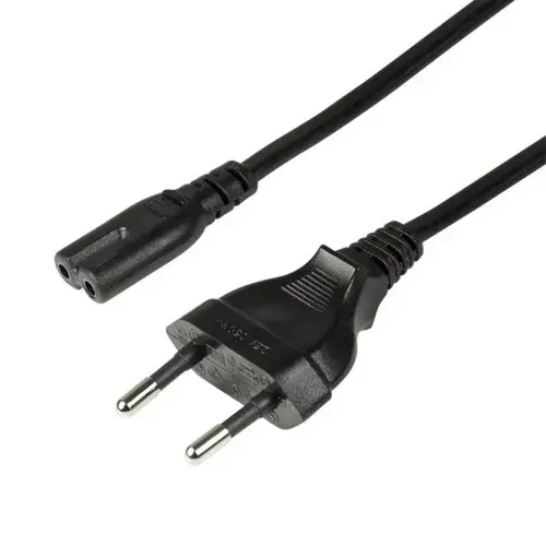 Cablu alimentare casetofon LOGILINK cp145 2 pini pentru TV, radio, lungime 3m