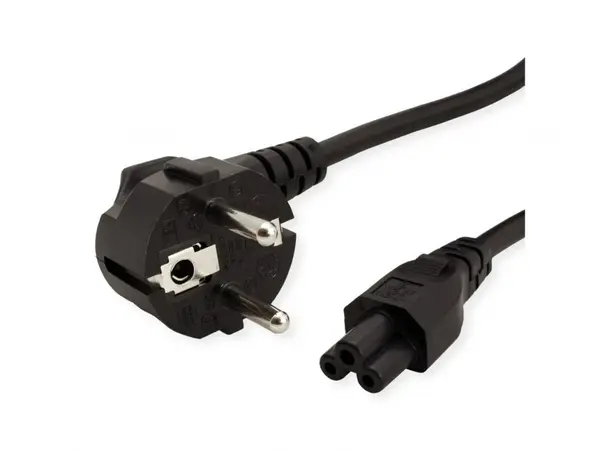 Cablu alimentare notebook Schuko la IEC C5 3m Negru, Value 19.99.1029