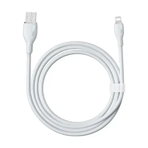 Cablu alimentare si date Baseus Pudding, Fast Charging Data Cable pentru smartphone, USB Type-C la USB Type-C 100W, 2m, Alb