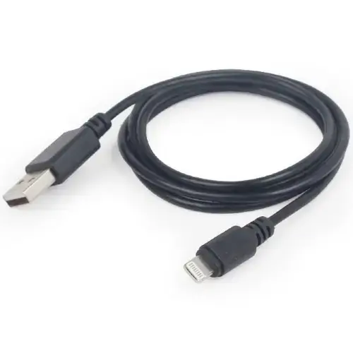 Cablu alimentare si date Gembird CC-USB2-AMLM-1M, USB 2.0 (T) la tip Lightning (T), 1m, Negru