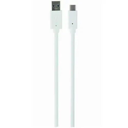 Cablu alimentare si date Gembird, USB 3.0 (T) la USB 3.1 Type-C (T), 36W, 0.1m, Alb, CCP-USB3-AMCM-W-0.1M