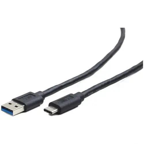 Cablu alimentare si date Gembird, USB 3.0 (T) la USB 3.1 Type-C (T), 36W, 0.1m, Negru, CCP-USB3-AMCM-0.1M