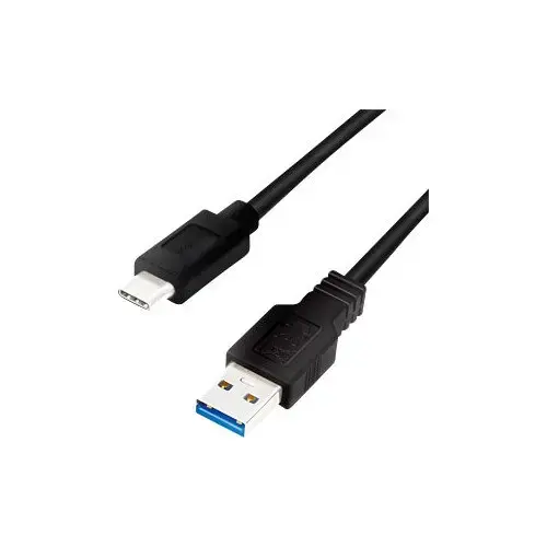 Cablu alimentare si date LOGILINK CU0168, USB 3.2 Type-C (T) la USB-A (T), suporta pana la 5V/3A 15W, dublu ecranat, 1m, Negru