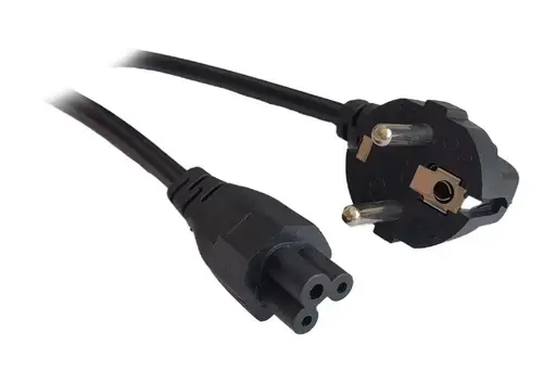 Cablu alimentare Spacer notebook 1.8m, intrare Shucko, iesire C5, 10A, Negru