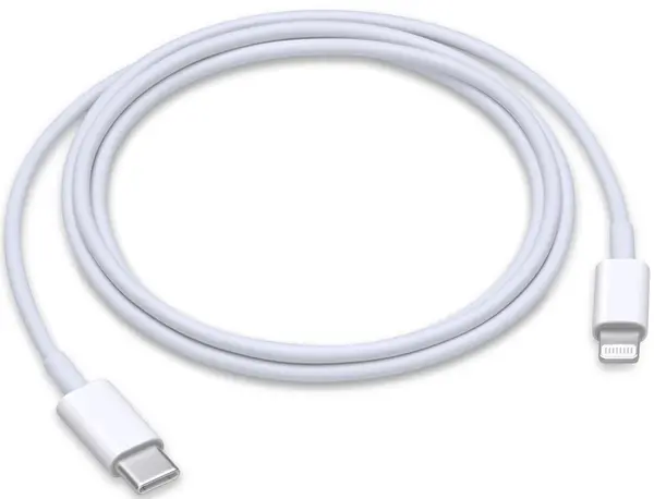 Cablu Apple - muq93zm/a, USB-C/Lightning, 1 m, alb