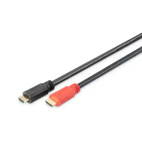Cablu Assmann AK-330118-200-S, HDMI High Speed, tip A, 20m, Negru
