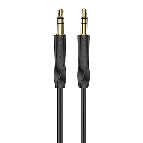 Cablu Audio 3.5mm - 3.5mm Borofone BL16, 1m, Negru