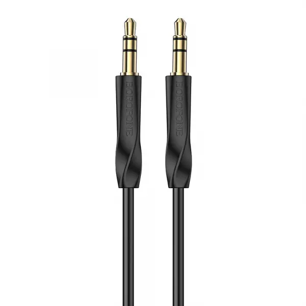 Cablu Audio 3.5mm - 3.5mm Borofone BL16, 1m, Negru