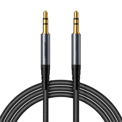 Cablu Audio 3.5mm - 3.5mm Joyroom, 1.2m, Negru SY-A08