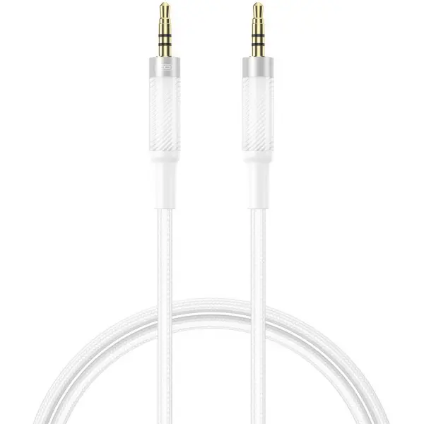 Cablu Audio 3.5mm - 3.5mm XO Design NB-R279C, 1m, Alb