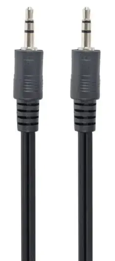 Cablu Audio Gembird CCA-404-2M, Jack 3.5 mm - Jack 3.5 mm, 2 m (Negru)