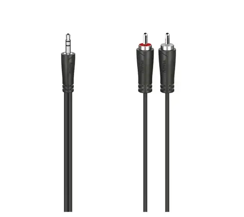 Cablu audio Hama 200720, Jack 3.5mm - RCA, 1.5m (Negru)