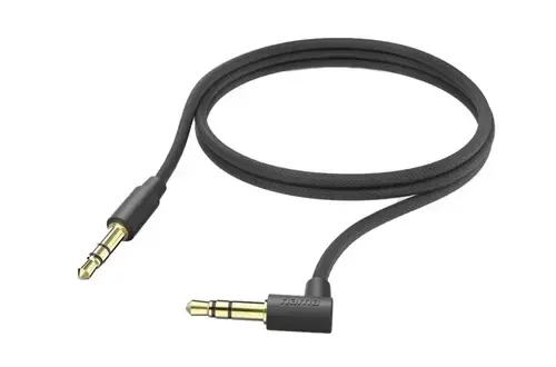 Cablu audio Hama 201530, Jack 3.5 mm, 2m (Negru)