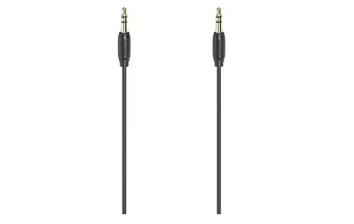 Cablu Audio Hama 205117, Jack 3.5mm, 0.5m (Negru)