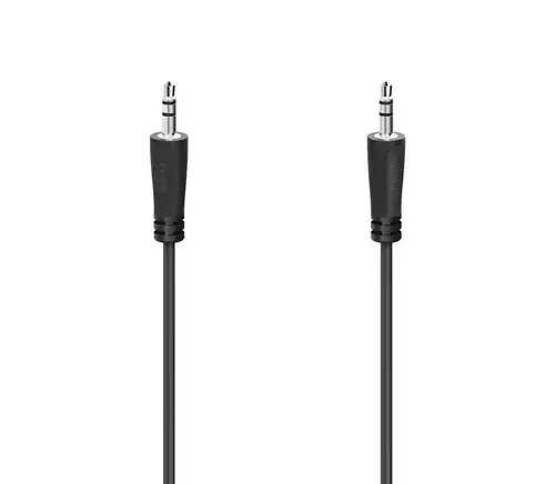 Cablu audio Hama 220874, Jack 3.5mm, 3m (Negru)