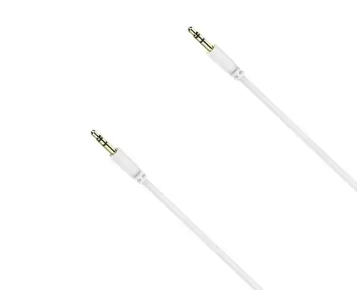 Cablu audio Hama 56533, Jack 3.5mm - Jack 3.5mm, 1m (Alb)