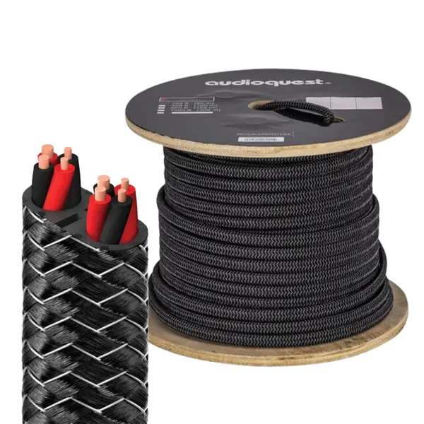 Cablu audio, impletit, conductor cupru, AWG 13, Audioquest AUDHC-AQ-ROCK44BRDFT