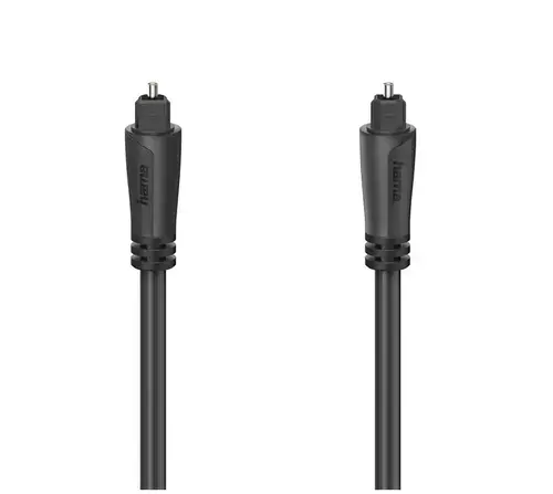 Cablu audio optic Hama 205133, 0.75m (Negru)