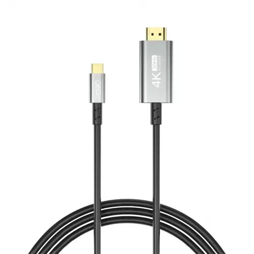 Cablu Audio/Video XO Design GB019 USB-C - HDMI, 1.8m (Negru)