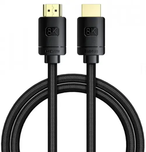 Cablu Baseus CAKGQ-J01, HDMI - HDMI, 2.1, 8K, 1m (Negru)