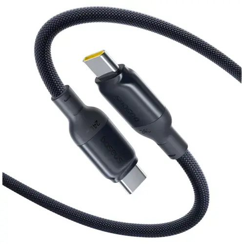Cablu Baseus Picogo Fast Charging 240W, USB-C la USB-C, 1m, Negru