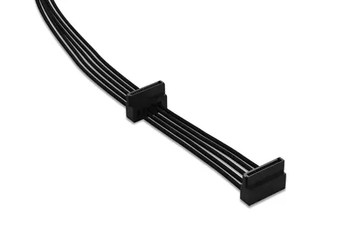 Cablu be quiet! CS-3420, 2x S-ATA, 400mm (Negru)