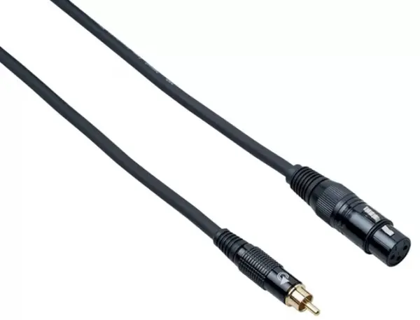 Cablu Bespeco - EAXFR150, RCA/RCA, 1,5 m, negru