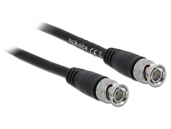 Cablu BNC T-T 2m, Delock 80082