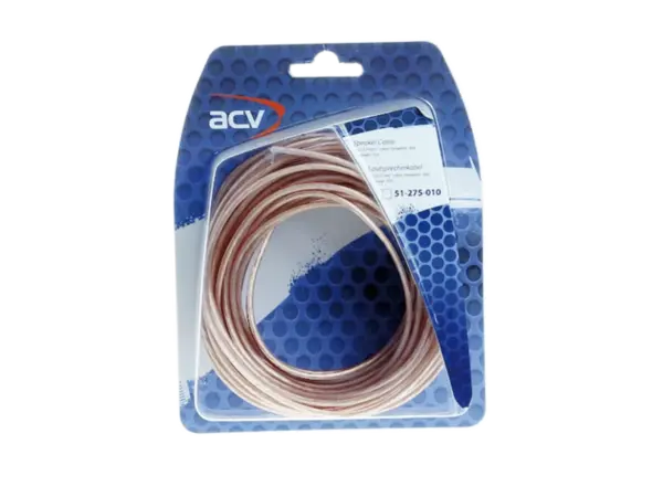 Cablu boxe ACV 51-275-010 Blister 10m, 2 × 0.75mm²