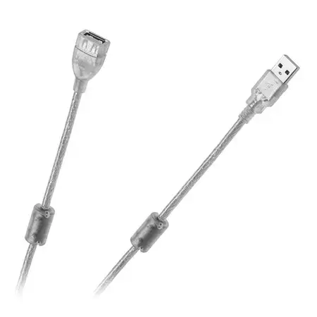 Cablu Cabletech KPO3866-5, USB 2.0 TATA A - USB MAMA A, ecranat, 5m