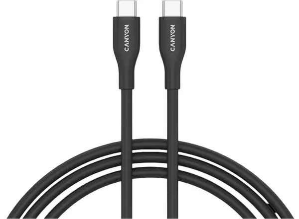 Cablu Canyon - CC60SC10, USB-C/USB-C, 1 m, negru