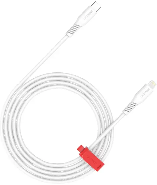 Cablu Canyon - CLN30SC C-L, USB-C/Lightning, 2 m, alb
