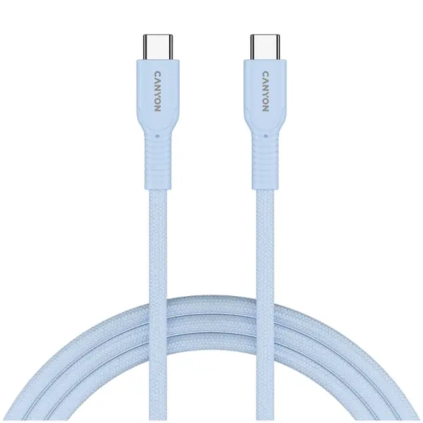 Cablu Canyon - OnWire 60CL, USB-C/USB-C, 1 m, albastru