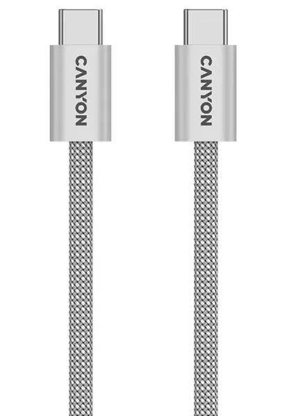 Cablu Canyon - OnWire 60MG, USB-C/USB-C, Light Grey