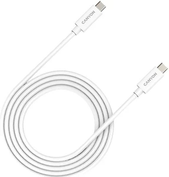 Cablu Canyon - UC-42, USB-C/USB-C, 2 m, alb