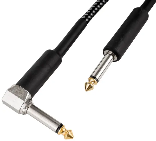 Cablu Cascha - HH 2090, 6.3 mm, 6 m, negru/gri