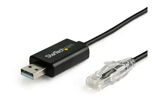 Cablu Cisco StarTech ICUSBROLLOVR, USB, RJ45 (Negru)