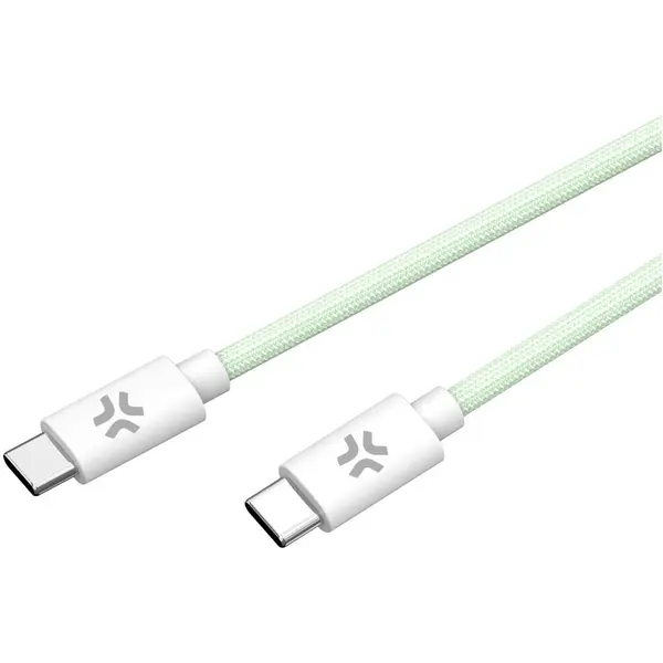 Cablu date Celly PowerDelivery, USB-C, 1.5m, 60W, Verde