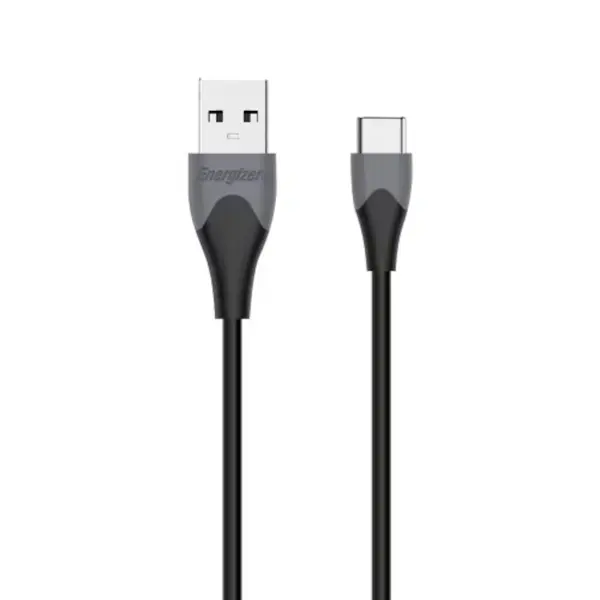 Cablu date Energizer Bicolor TypeC, 1.2m, Negru