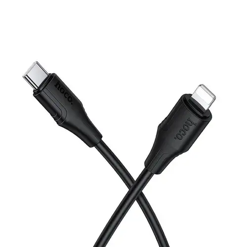 Cablu Date/Incarcare HOCO X124, USB-C - Lightning, 27W, 1m (Negru)