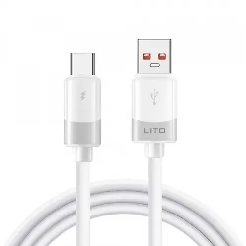 Cablu Date/Incarcare Lito LD07, USB-A - USB-C, 18W, 1m