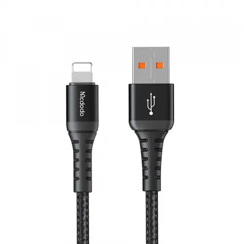 Cablu Date/Incarcare McDodo CA-2261, USB-A - Lightning, 18W, 1m (Negru)