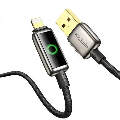 Cablu Date/Incarcare McDodo CA-6590 Auto Power Off, USB-A - Lightning, 18W, 1.2m